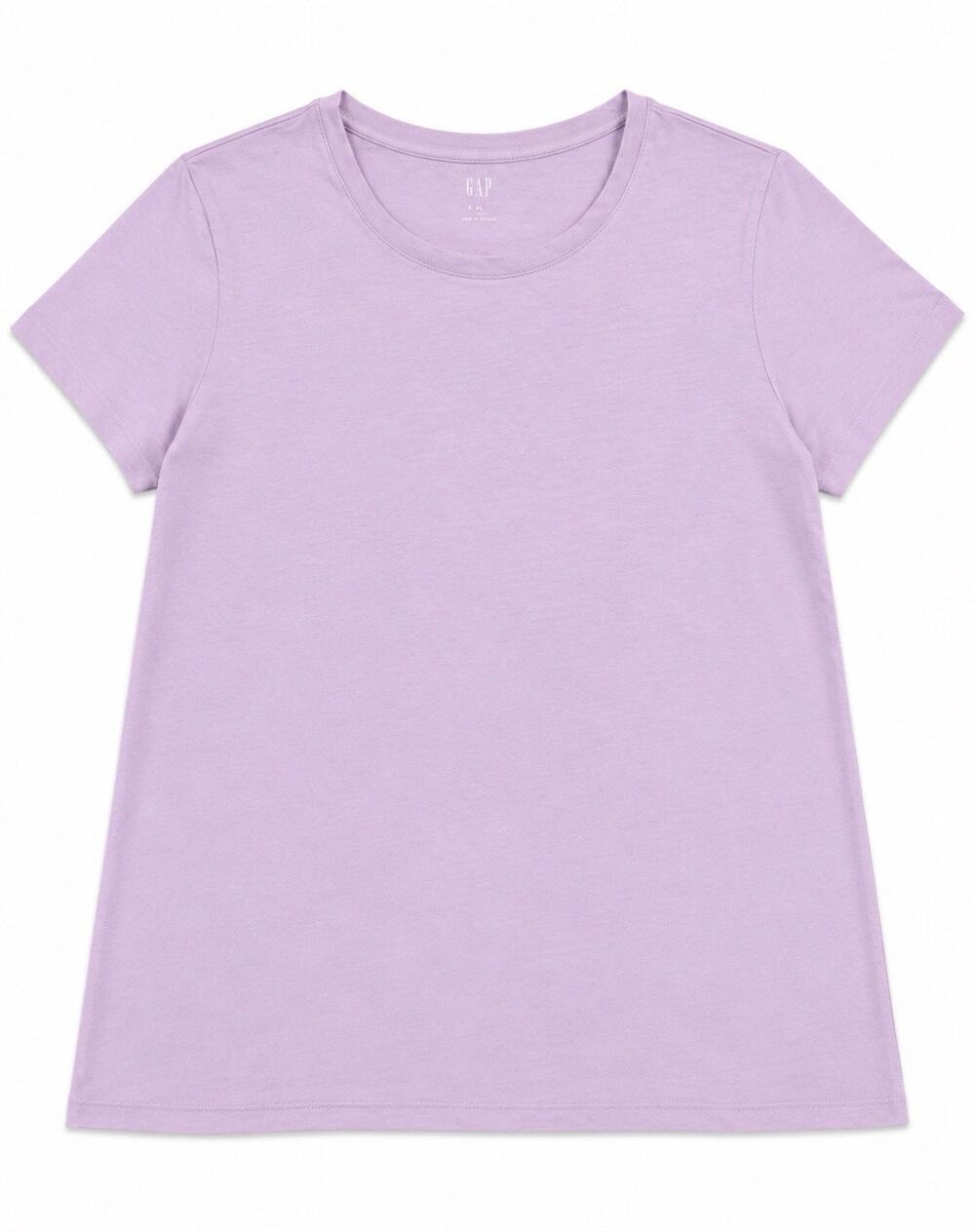 GAP Favorite T Women’s XL Light Purple Crew Neck Short Sleeve T-Shirt